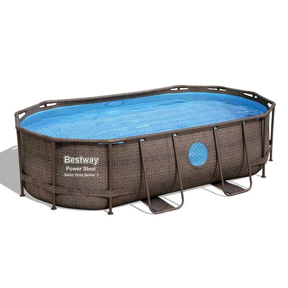 Bestway Power Steel Swim Vista Series II Frame Pool Oval 4.27mx2.50mx1m 56714 - Image 3