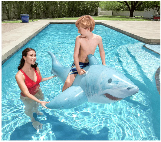 Bestway Realistic Shark Ride-On 1.83mx1.02m 41405 - Image 2