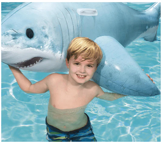 Bestway Realistic Shark Ride-On 1.83mx1.02m 41405 - Image 4