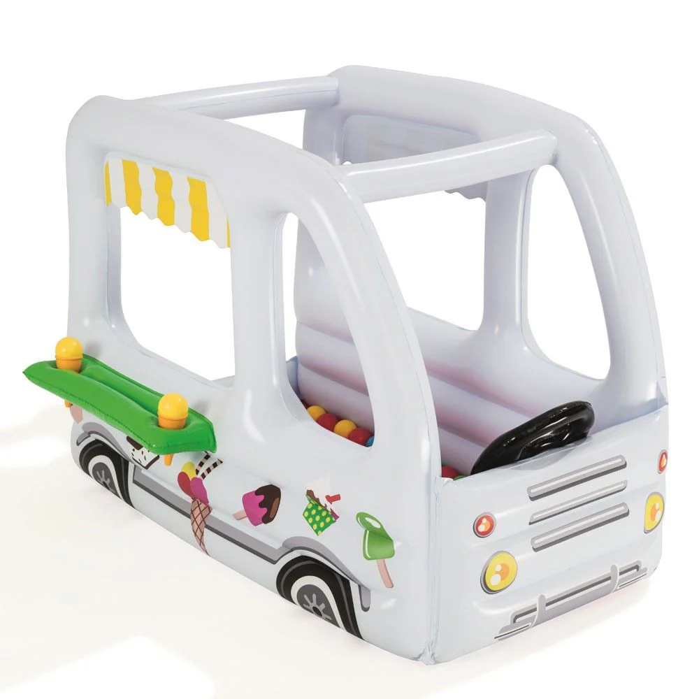 Bestway Scoops N Smiles Ice Cream Truck Ball Pit 1.22mx84cmx84cm 52268