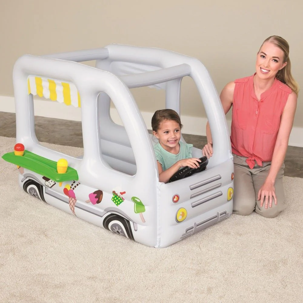 Bestway Scoops N Smiles Ice Cream Truck Ball Pit 1.22mx84cmx84cm 52268 - Image 2