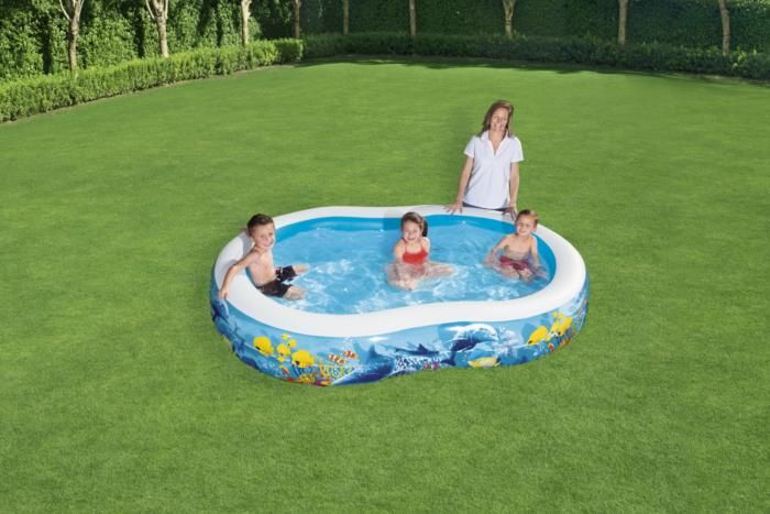 Bestway Sea Creatures-Printed Swimming Pool 2.62mx1.57mx46cm 54118 - Image 2