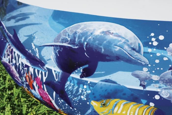 Bestway Sea Creatures-Printed Swimming Pool 2.62mx1.57mx46cm 54118 - Image 6