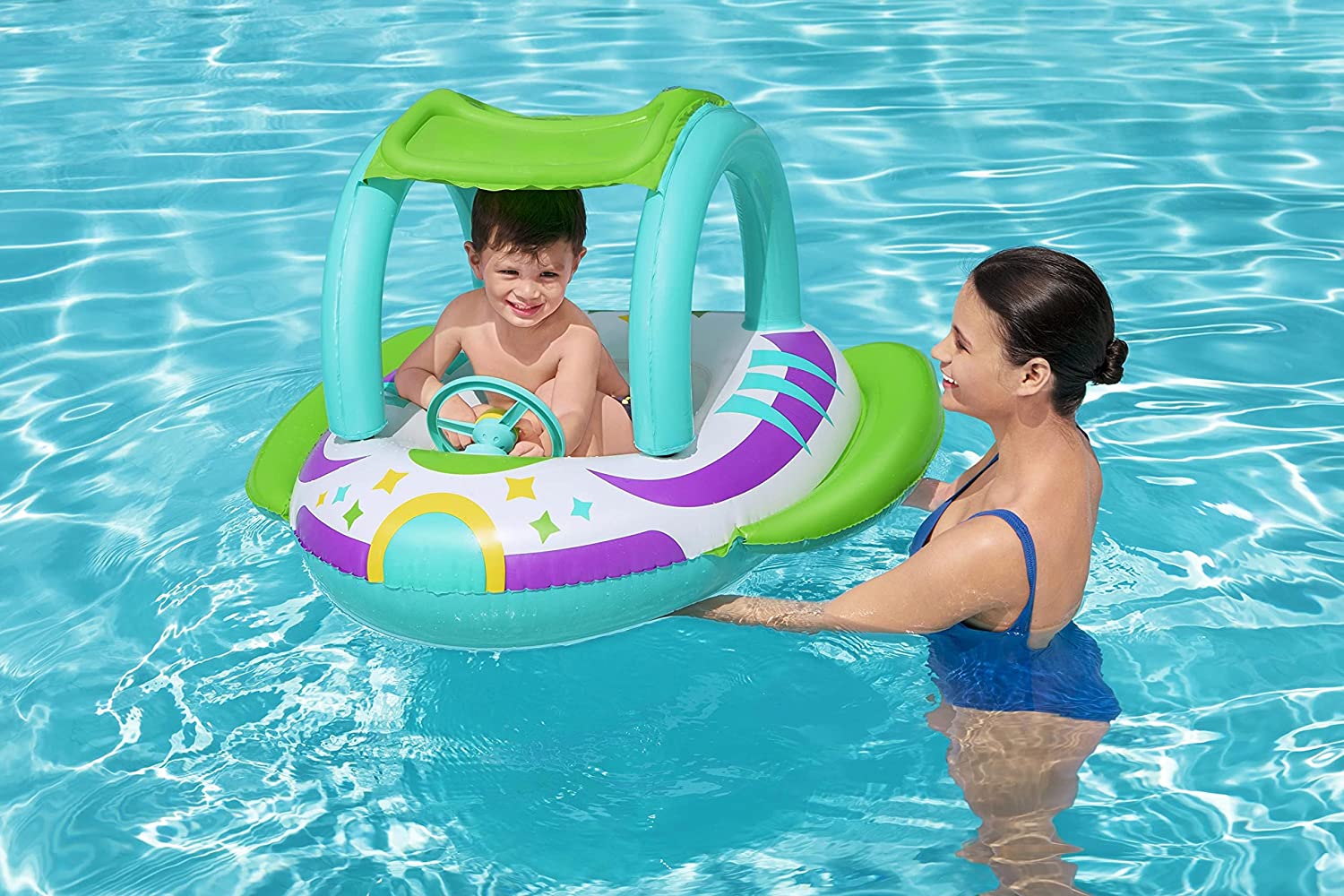 Bestway Space Splash Baby Boat 1.07mx1.12m 34149 - Image 9