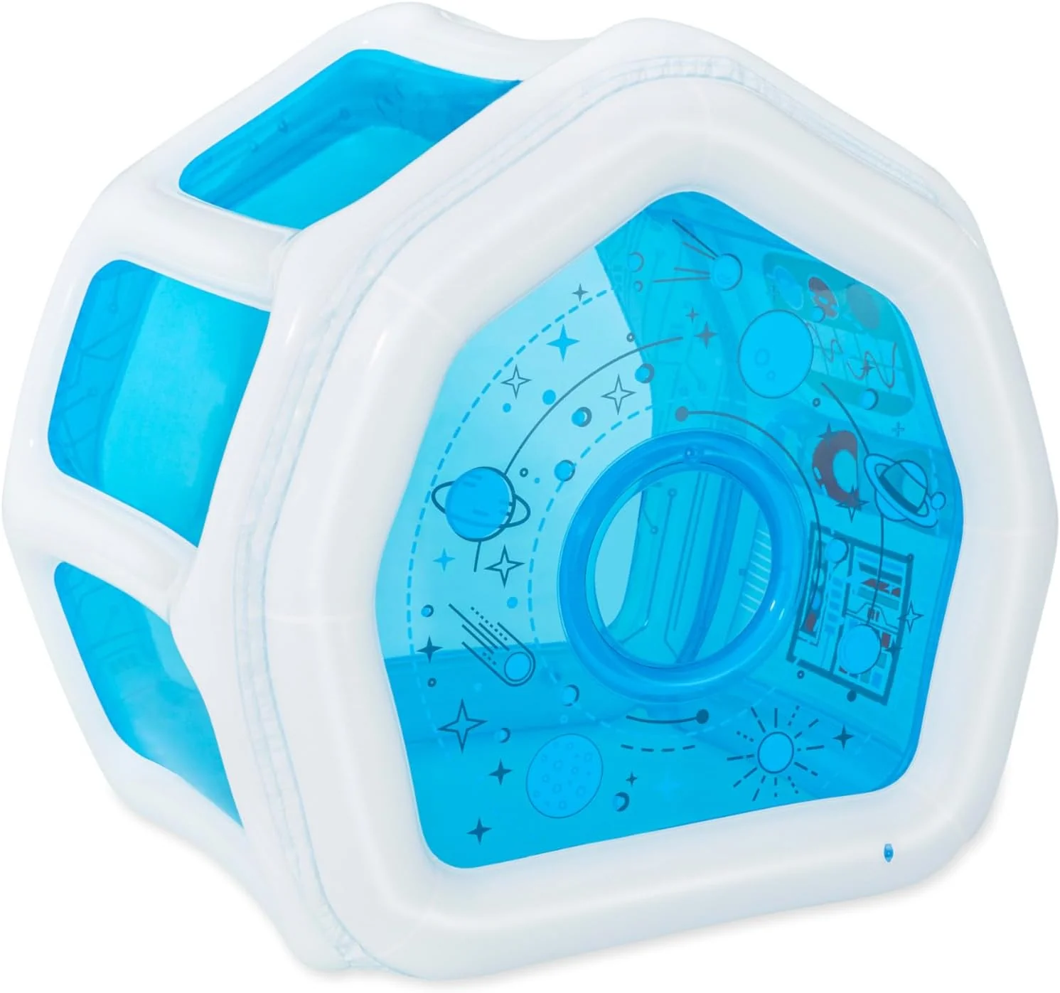 Bestway Space Station Exploration Kids Inflatable Play House 1.25m x 1.05m x 1.17m 52632 - Image 3