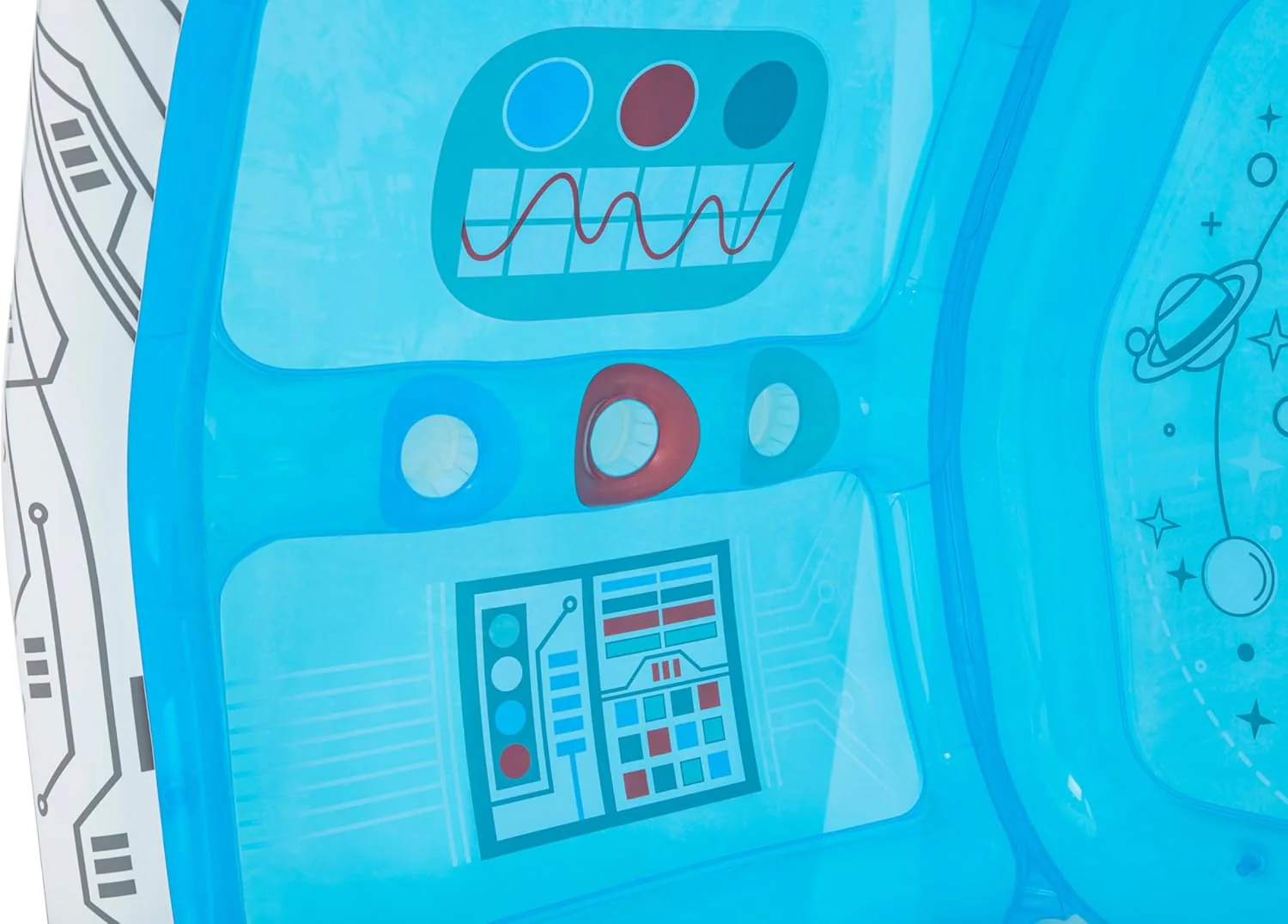 Bestway Space Station Exploration Kids Inflatable Play House 1.25m x 1.05m x 1.17m 52632 - Image 4