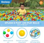 Bestway Splash & Play Ball Pit Balls 5.85cm 100pcs 52648
