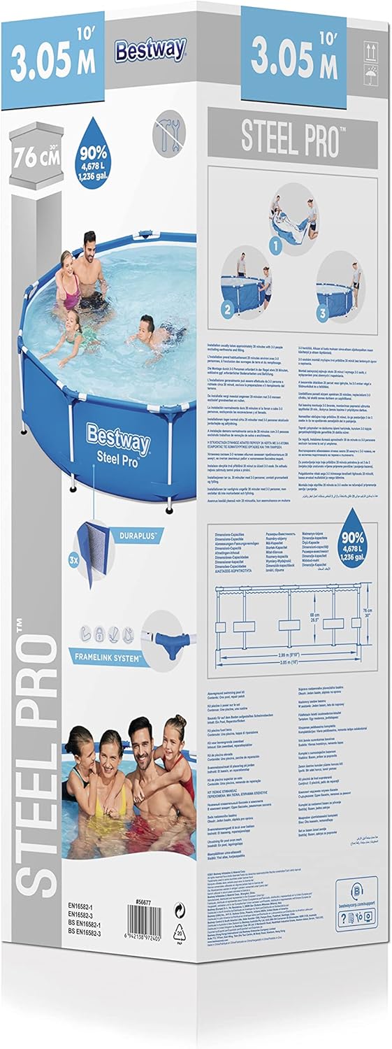 Bestway - Steel Pro Pool 305x76cm 56677/56677N - Image 7