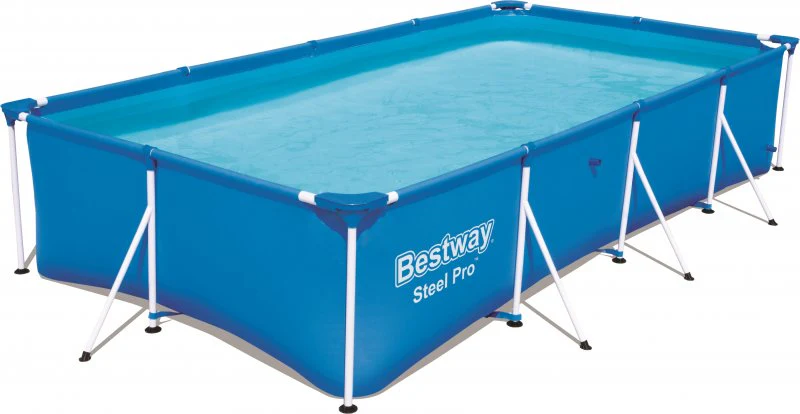 Bestway Steel Pro Power Pro Rectangular Frame Pool 4.00m x 2.11m x 81cm 56405