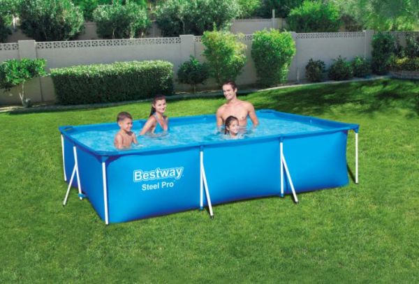 Bestway Steel Pro Rectangular Deluxe Frame Pool 3mx2.01mx66cm 56411 - Image 3