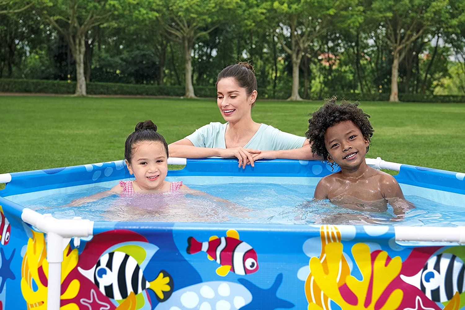 Bestway Steel Pro UV Careful Splash-in-Shade Play Pool 1.83mx51cm 5618T - Image 3
