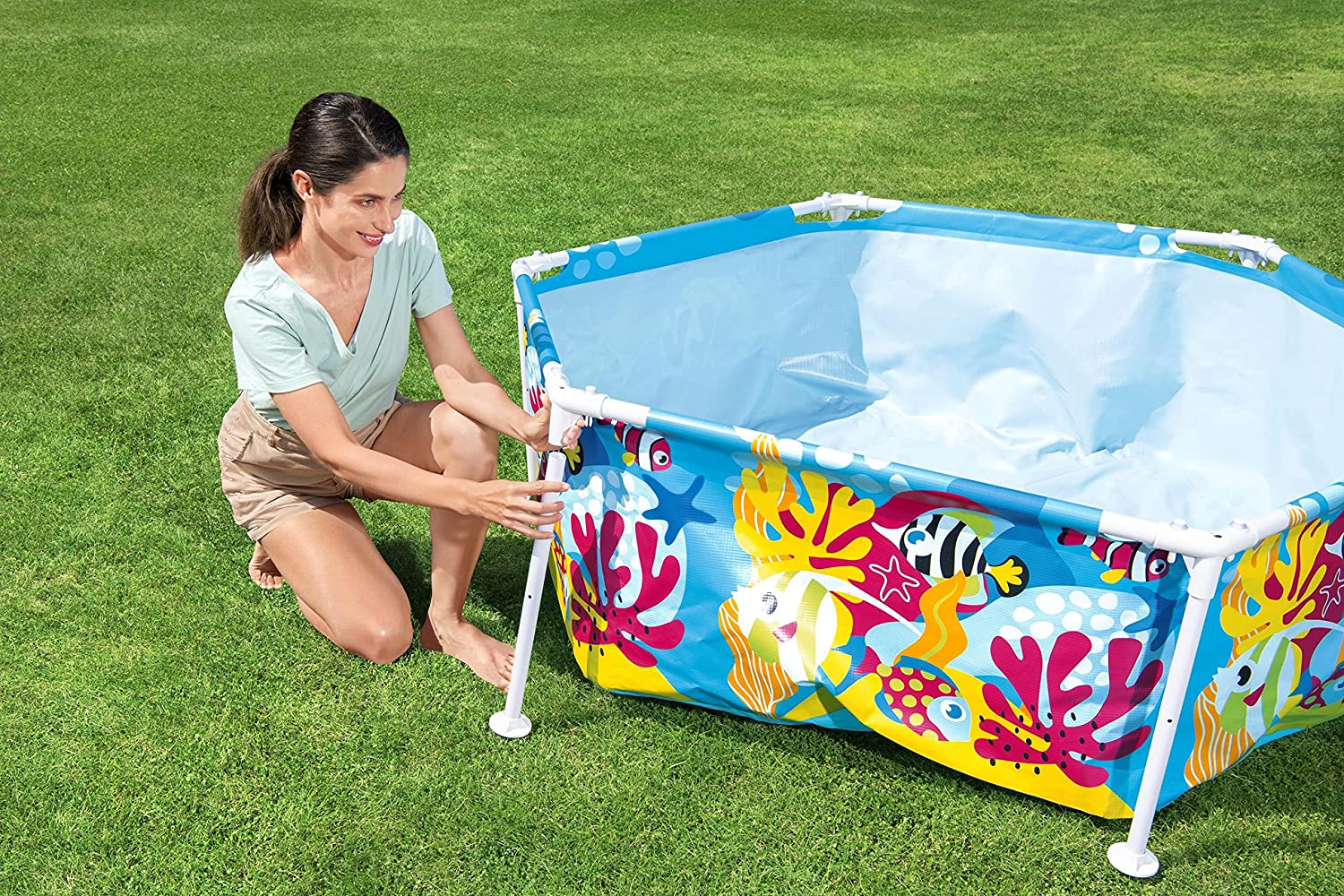 Bestway Steel Pro UV Careful Splash-in-Shade Play Pool 1.83mx51cm 5618T - Image 4
