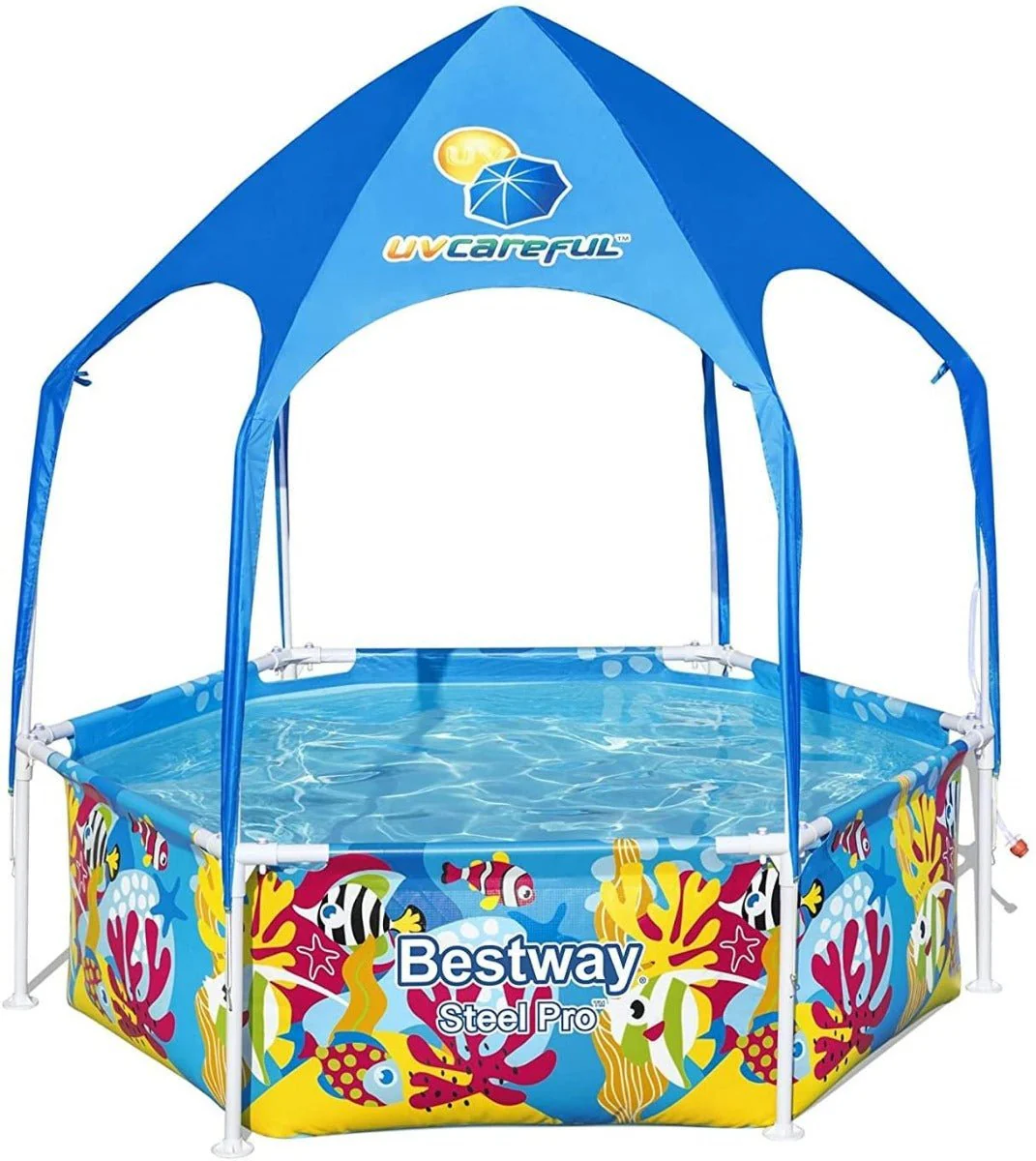 Bestway Steel Pro UV Careful Splash-in-Shade Play Pool 1.83mx51cm 5618T - Image 9
