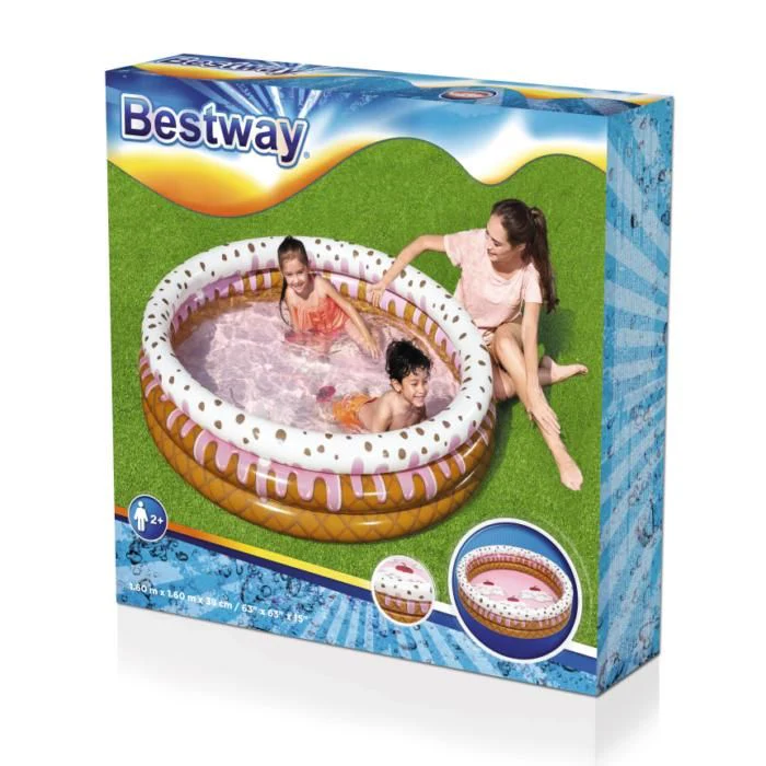 Bestway Sundae Funday Kiddie Pool 63x63x15 inch 51144 - Image 2