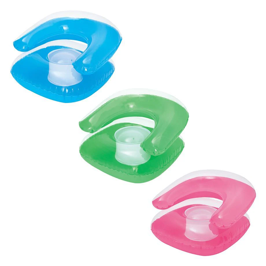 Bestway Transparent Childs Chair 76cmx76cm Assorted 75006