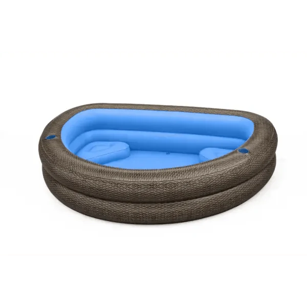 Bestway Tru Print Wicker Family Pool 2.31 x 1.78 x 53cm 54426 - Image 2