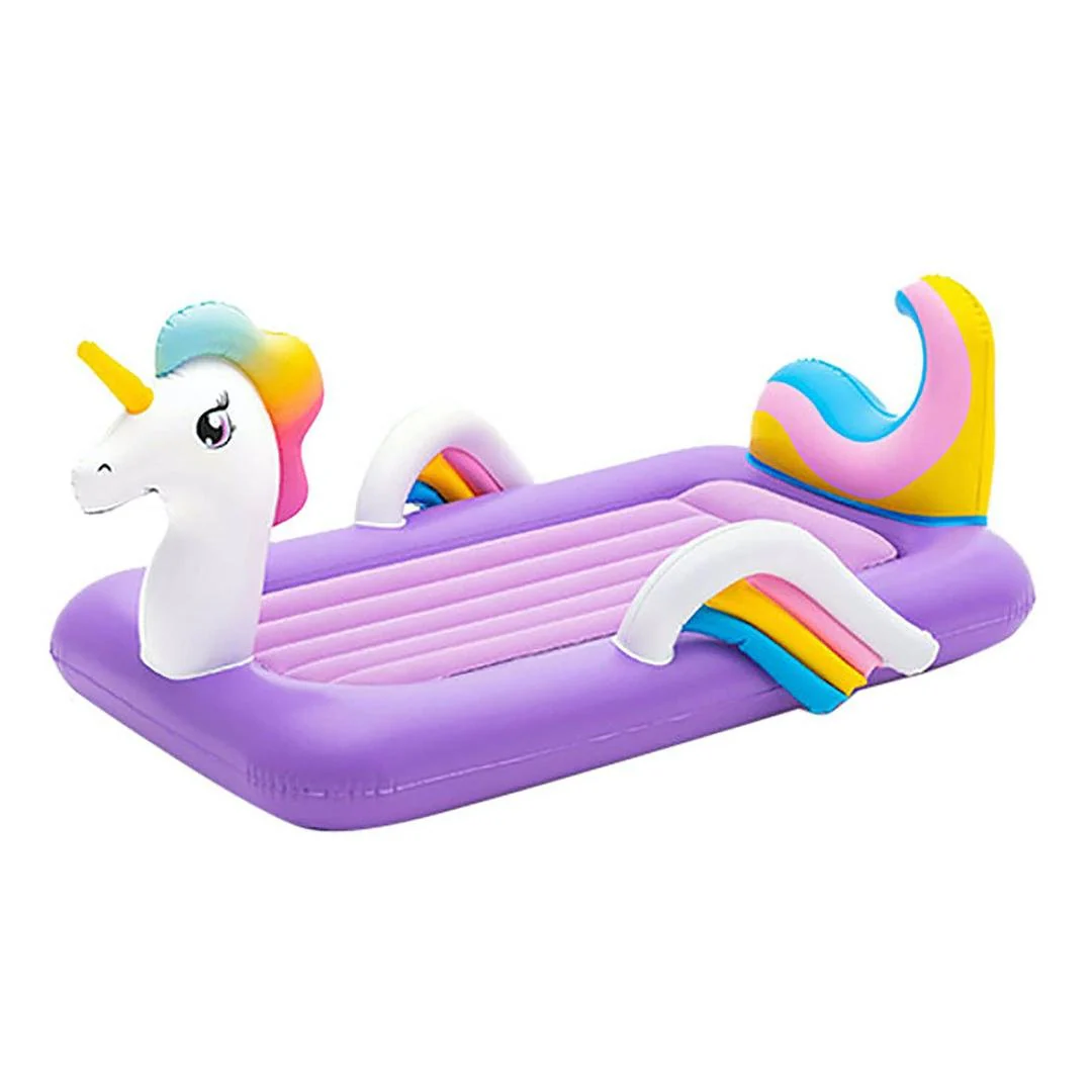 Bestway Up, In & Over Air Bed for Children Unicorn 196 x 104 x 84 cm 67713 - Image 3