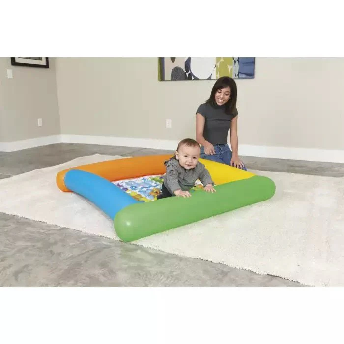 Bestway Up, In & Over Play Mat Animal Friends 132 x 23 cm 52240 - Image 2