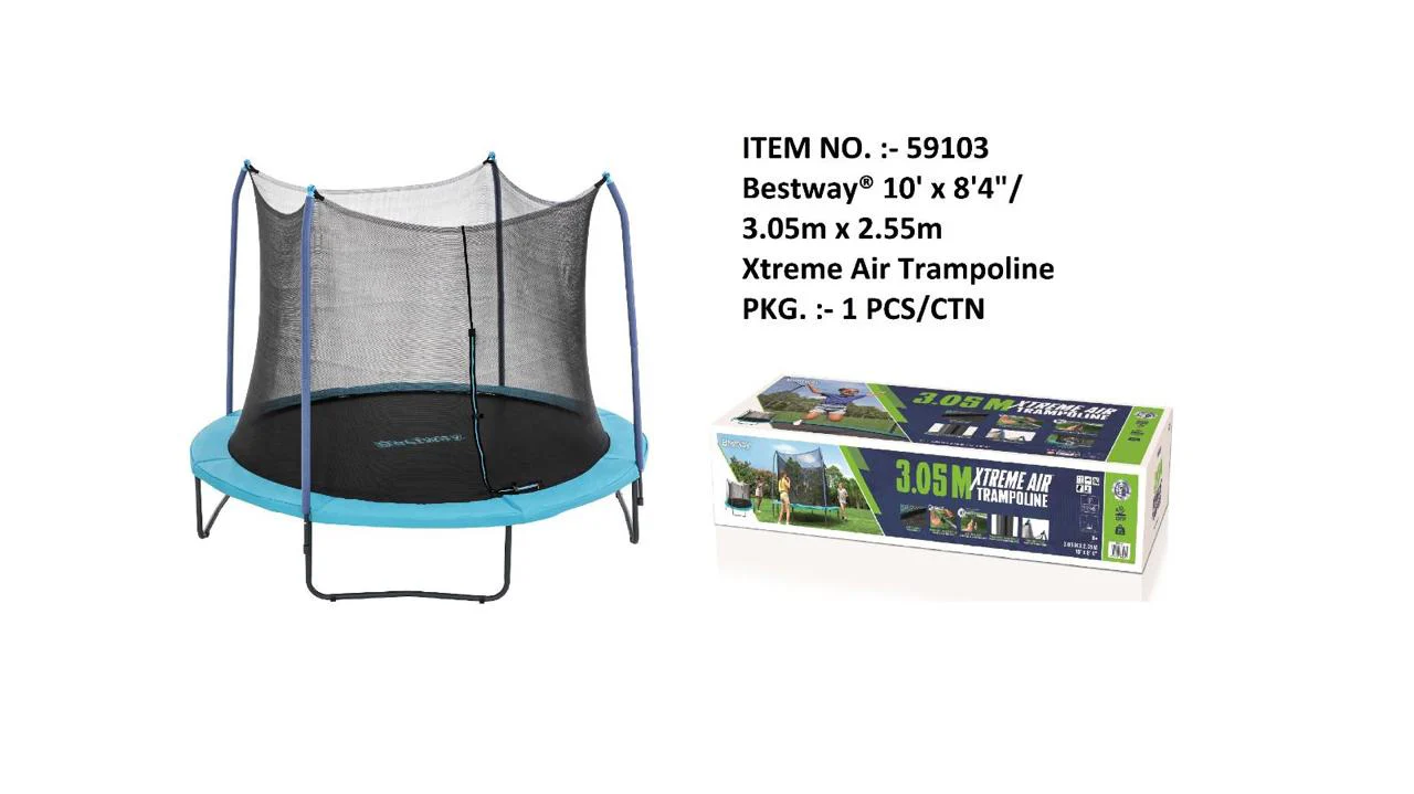 Bestway Xtrem Air Trampoline 10-Feet 3.05m x 2.55m 59103 - Image 2