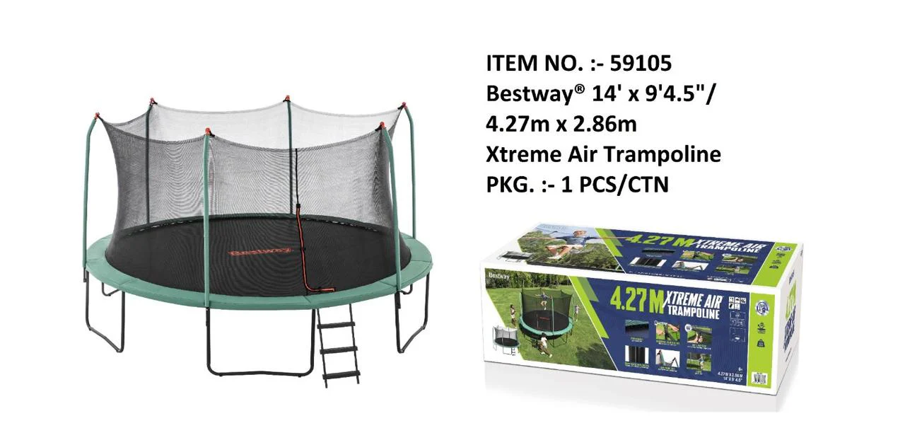 Bestway Xtrem Air Trampoline 14-Feet 4.27m x 2.86m 59105 - Image 2