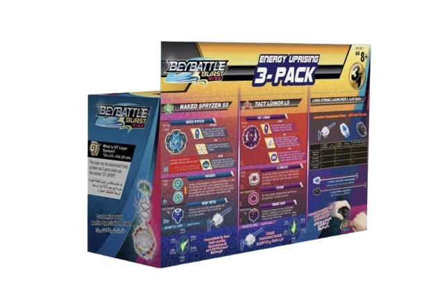 Beybattle Beyblade Energy Uprising 3-Pack BB-160-T - Image 3