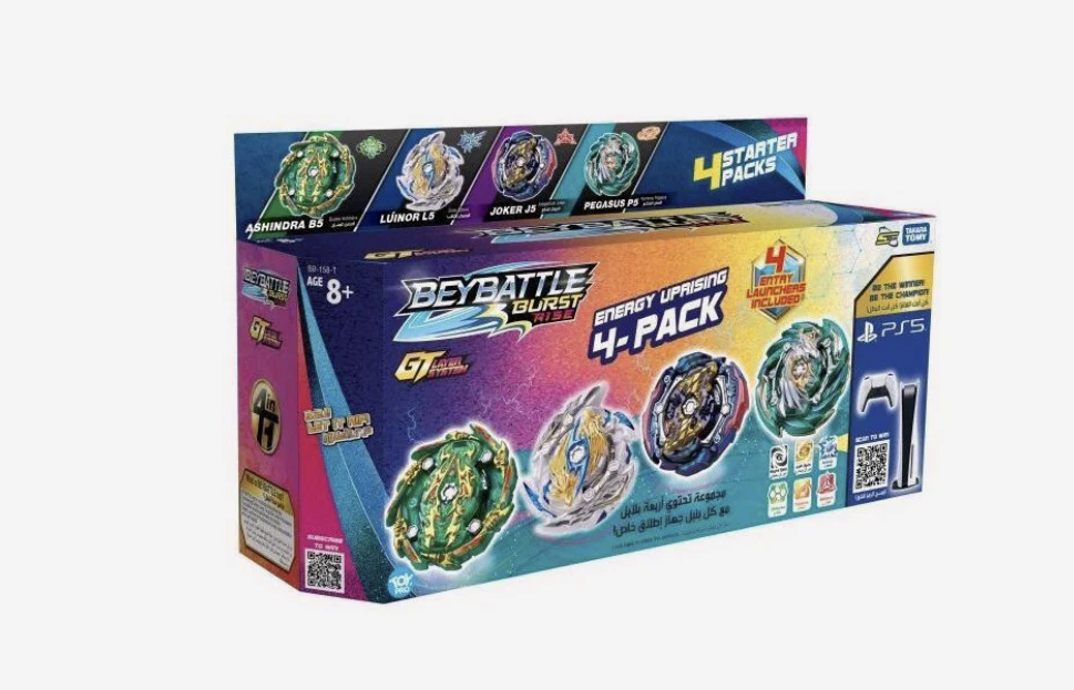 Beybattle Beyblade Energy Uprising 4-Pack-A BB-158-T - Image 5