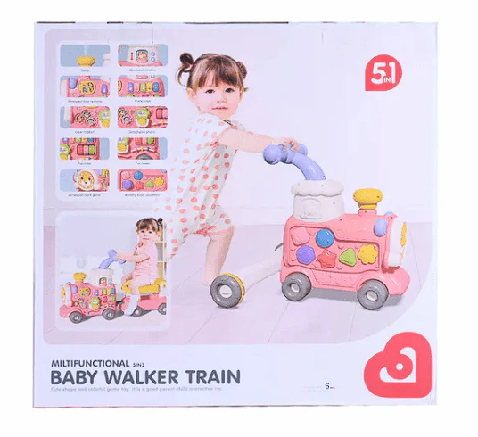 Bibi-Inn Multifunctional 5-in-1 Baby Walker Train B11527/6065 - Image 2