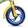 Bicycle 12 BDF Yellow/Blue - Image 4
