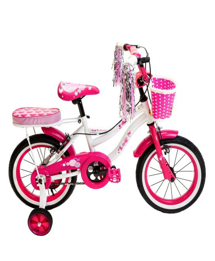 Bicycle 14 Princess White/Pink - Image 2