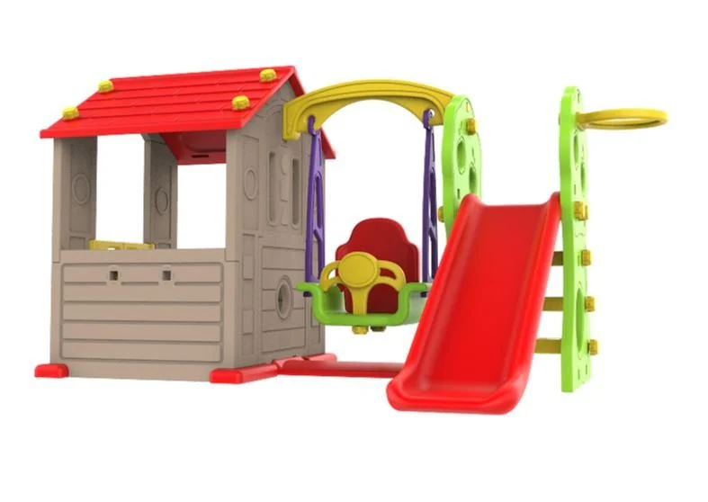 Big Play Zone Playhouse with Swing & Slide CHD-532