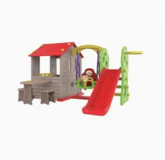 Big Play Zone Swing House with Slide & Table CHD-533