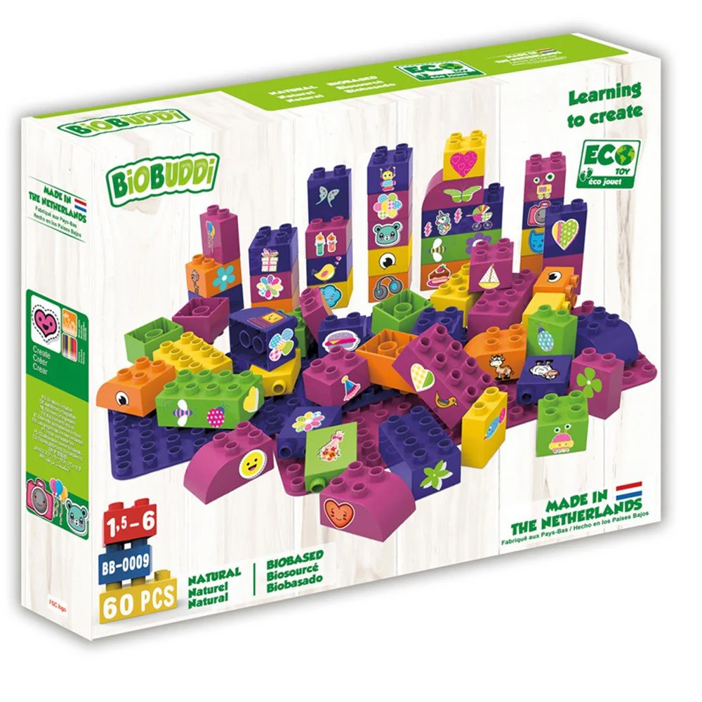 Biobuddi Educational Blocks 60 Piece BB-0009