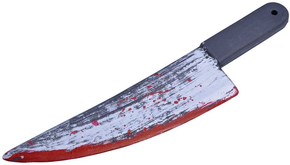 Blood Splattered Fake Knife Halloween Horror BA490