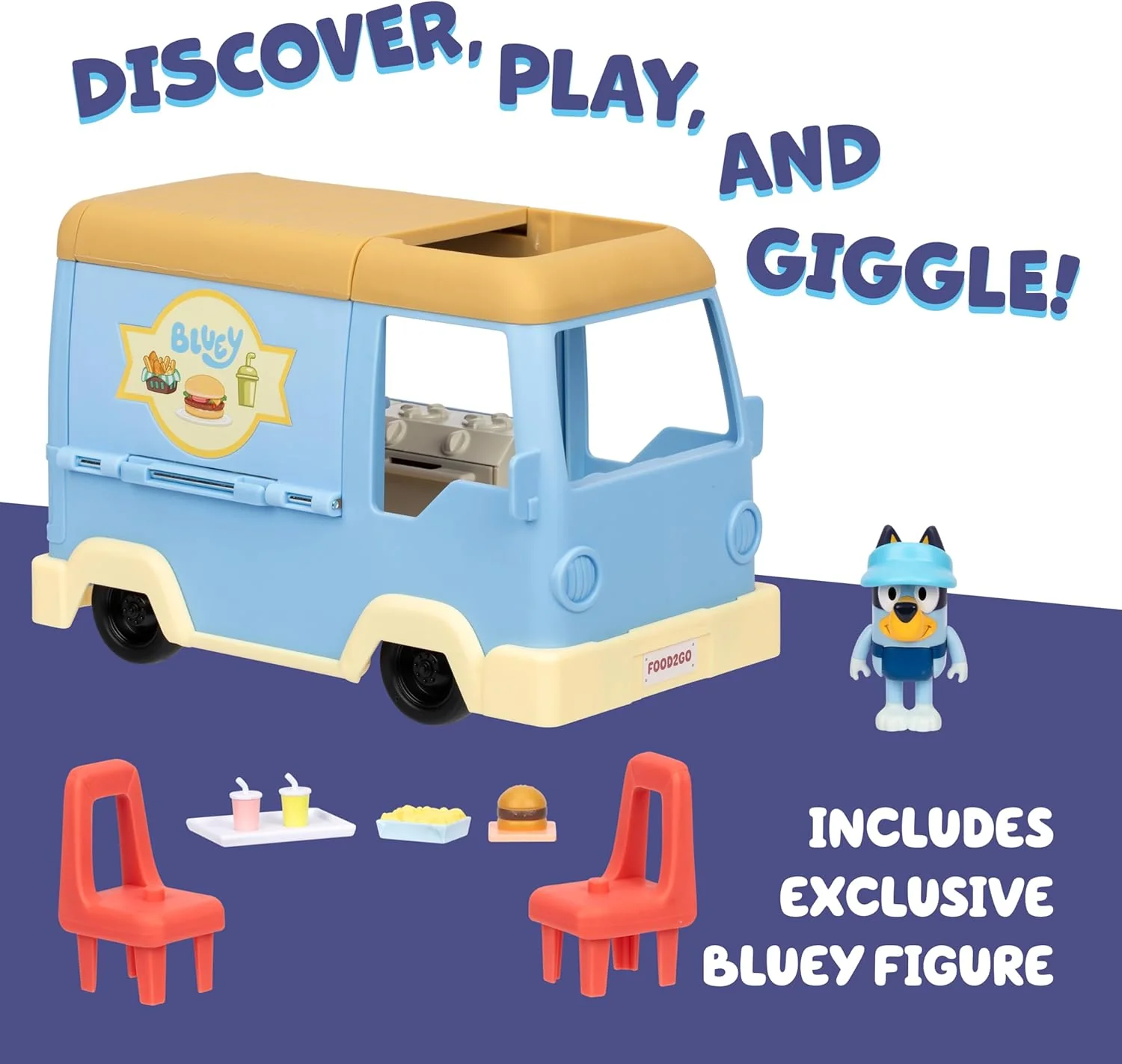 Bluey Lets Play Chef Food Truck Playset 18919 - Image 3
