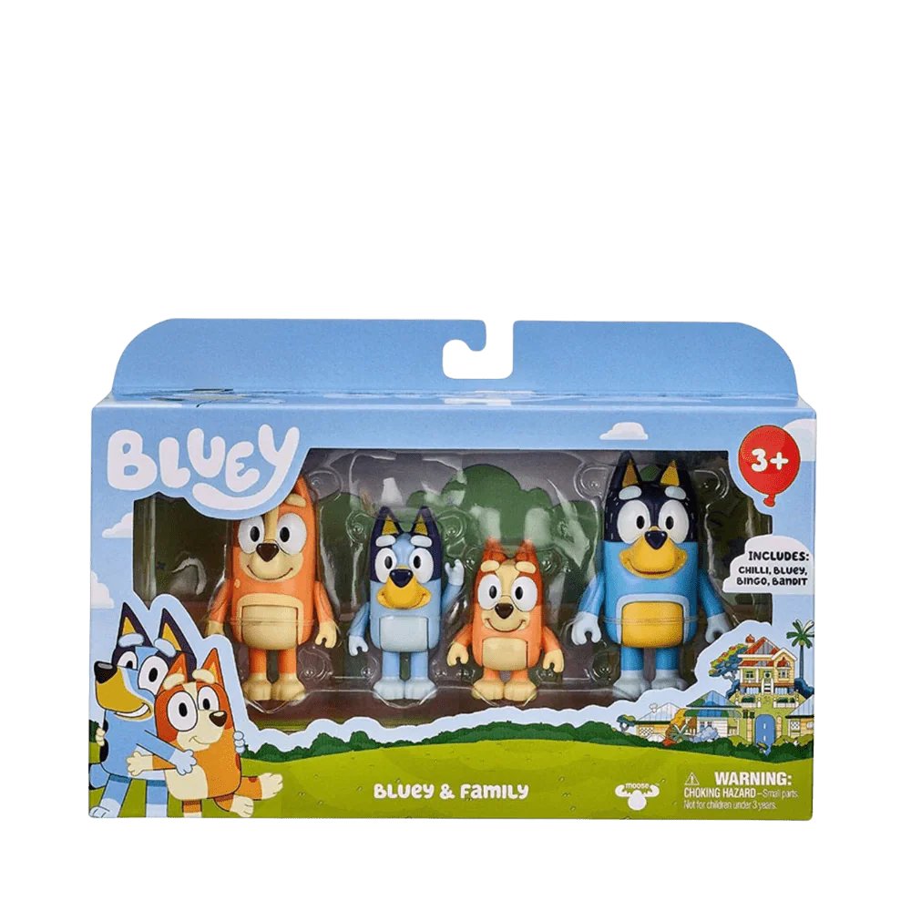 Bluey S1 Figure 4-Pack family 13009