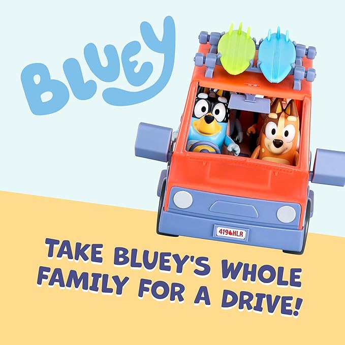 Bluey S11 Heeler Family Road Trip 4WD Vehicle 17661 - Image 5