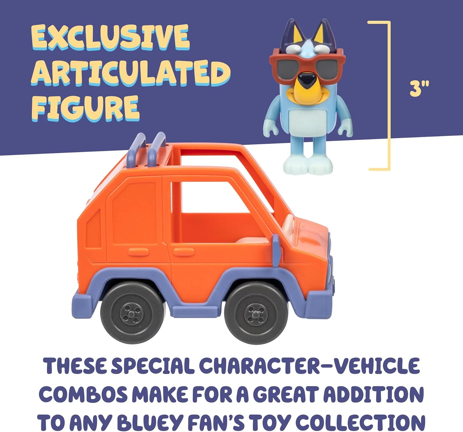 Bluey S13 Basic Vehicle 4Wd & Bluey 18926 - Image 4