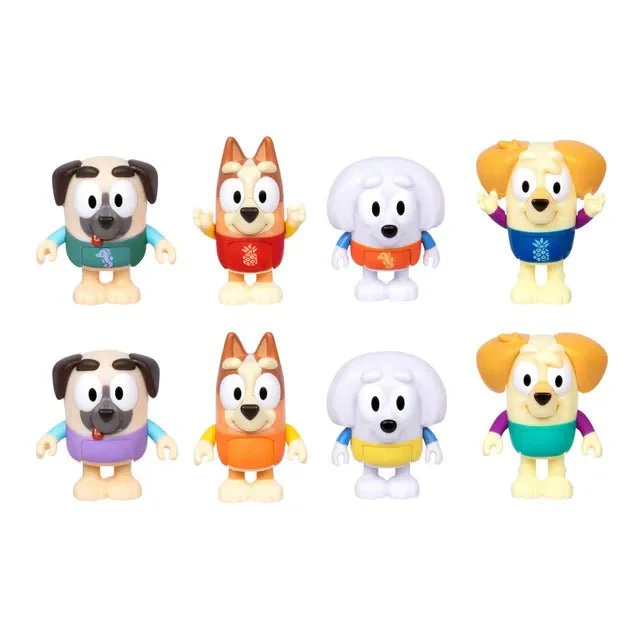 Bluey S13 Color Change Figure 4Pack Water Park Bingo & Friends Exclusive 19131 - Image 2