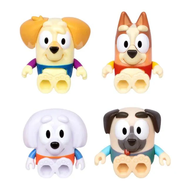 Bluey S13 Color Change Figure 4Pack Water Park Bingo & Friends Exclusive 19131 - Image 6