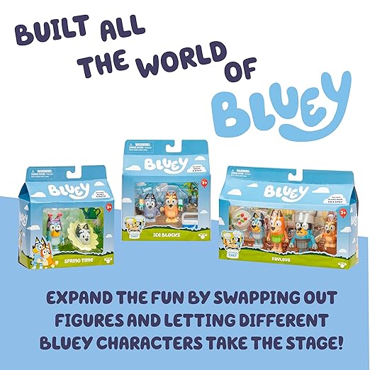 Bluey S13 Figure 2Pk Spring Time Bluey & Muffin 18913 - Image 2