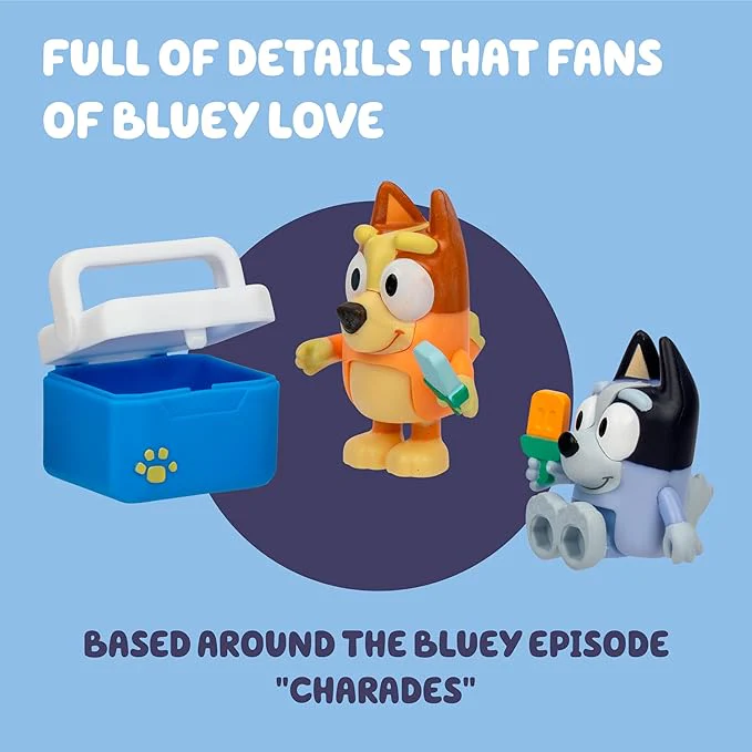 Bluey S13 Lets Play Chef Figure 2Pack Ice Blocks Bingo & Socks 18914 - Image 4