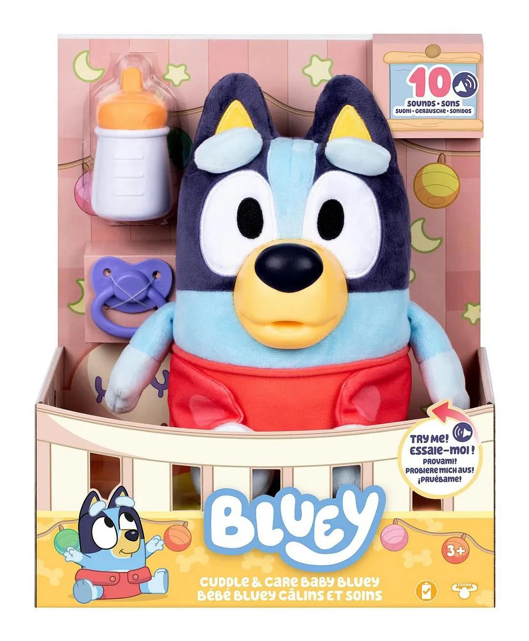 Bluey S13 Plush Cuddle & Care Baby Bluey 18967 - Image 4