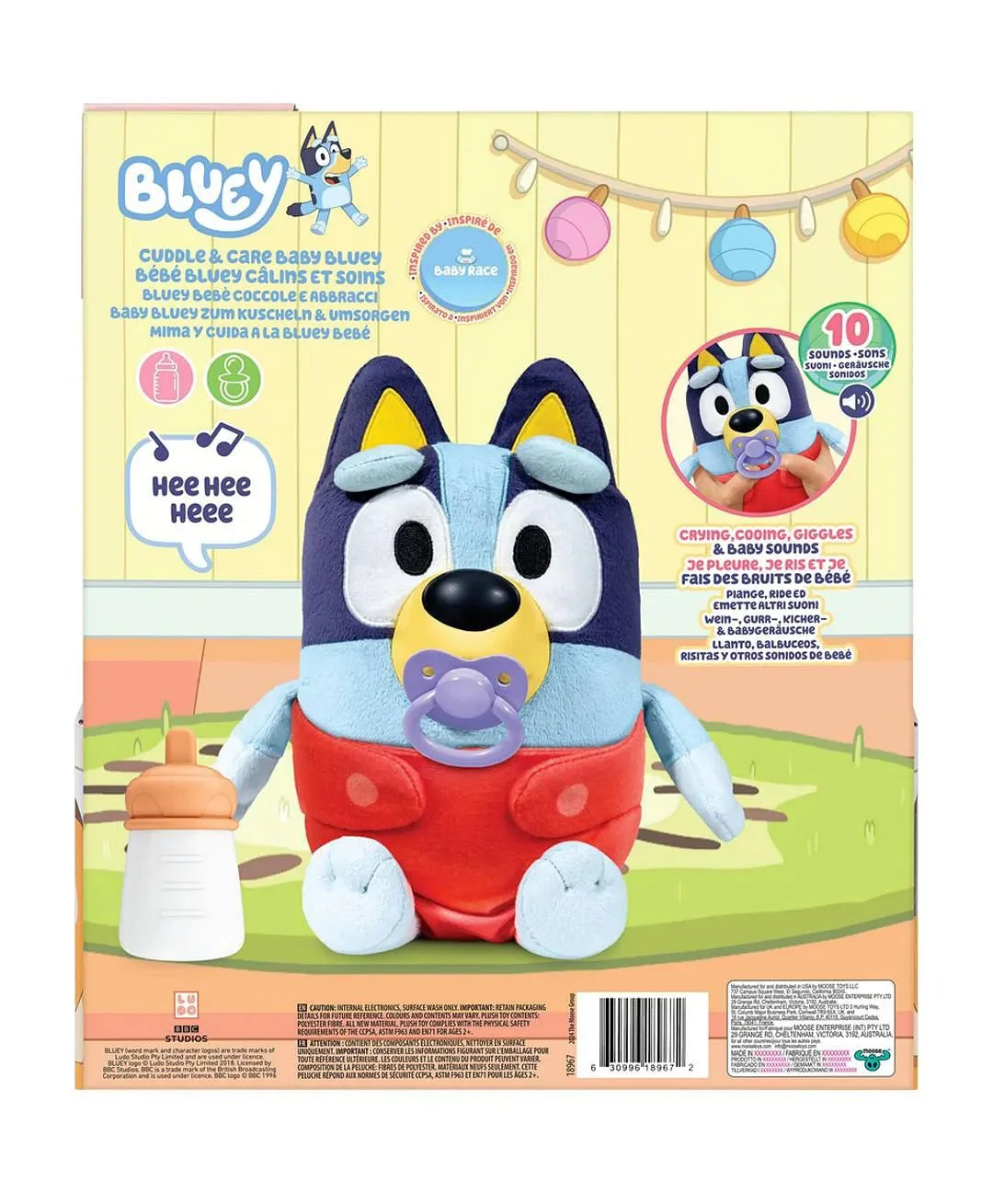 Bluey S13 Plush Cuddle & Care Baby Bluey 18967 - Image 5