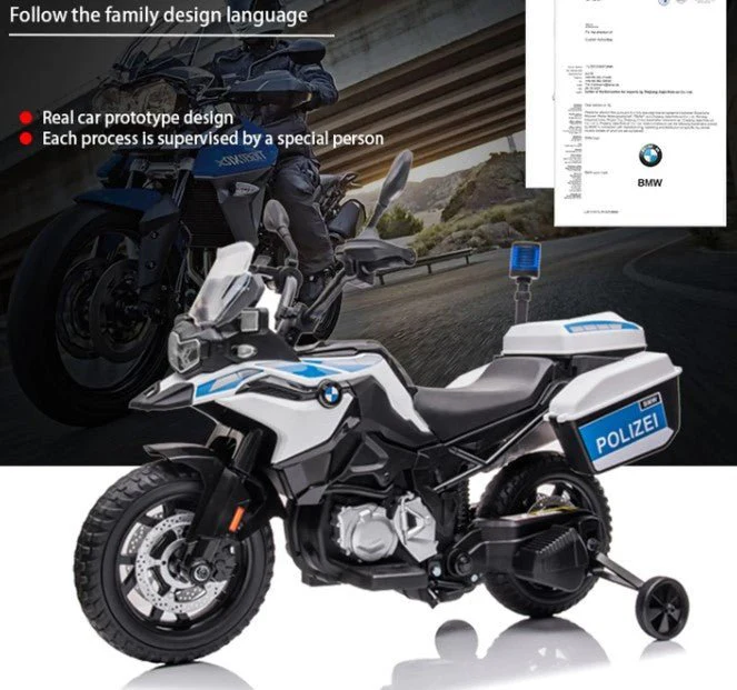 BMW F 850 GS-P police Motorcycle 1B2M White JT5002B