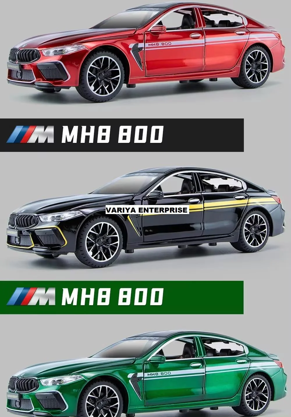 Pullback Diecast Car BMW Manhart M308 - Image 4