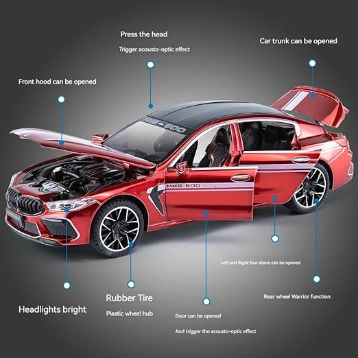 Pullback Diecast Car BMW Manhart M308 - Image 8