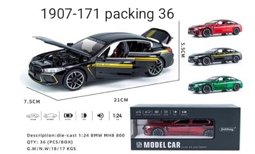 Pullback Diecast Car BMW Manhart M308 - Image 9