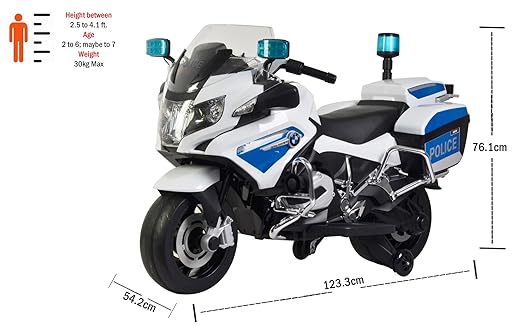 BMW Motorcycle 12V White 212 - Image 3