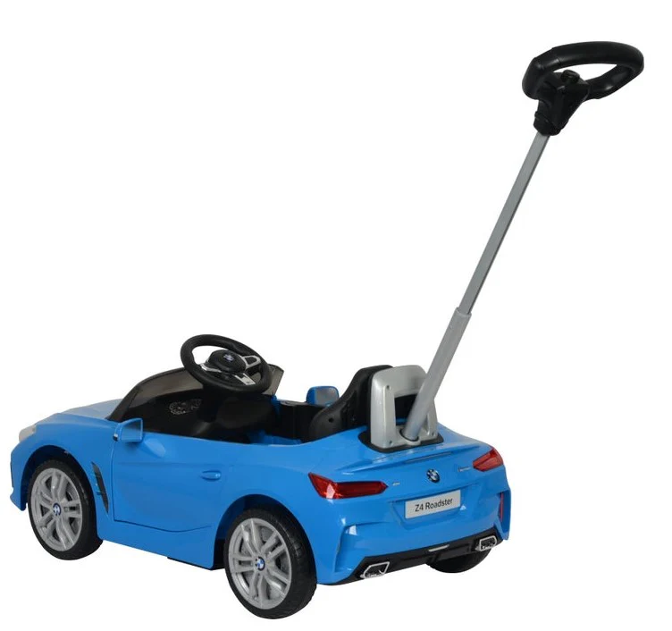 BMW Push Car with Handle Blue 3673C - Image 2