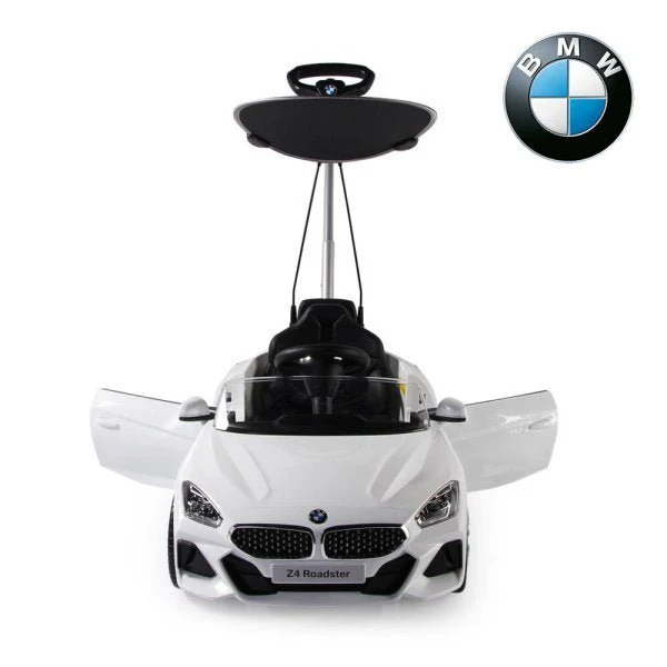 BMW Push Car with Handle & Canopy White 3673C